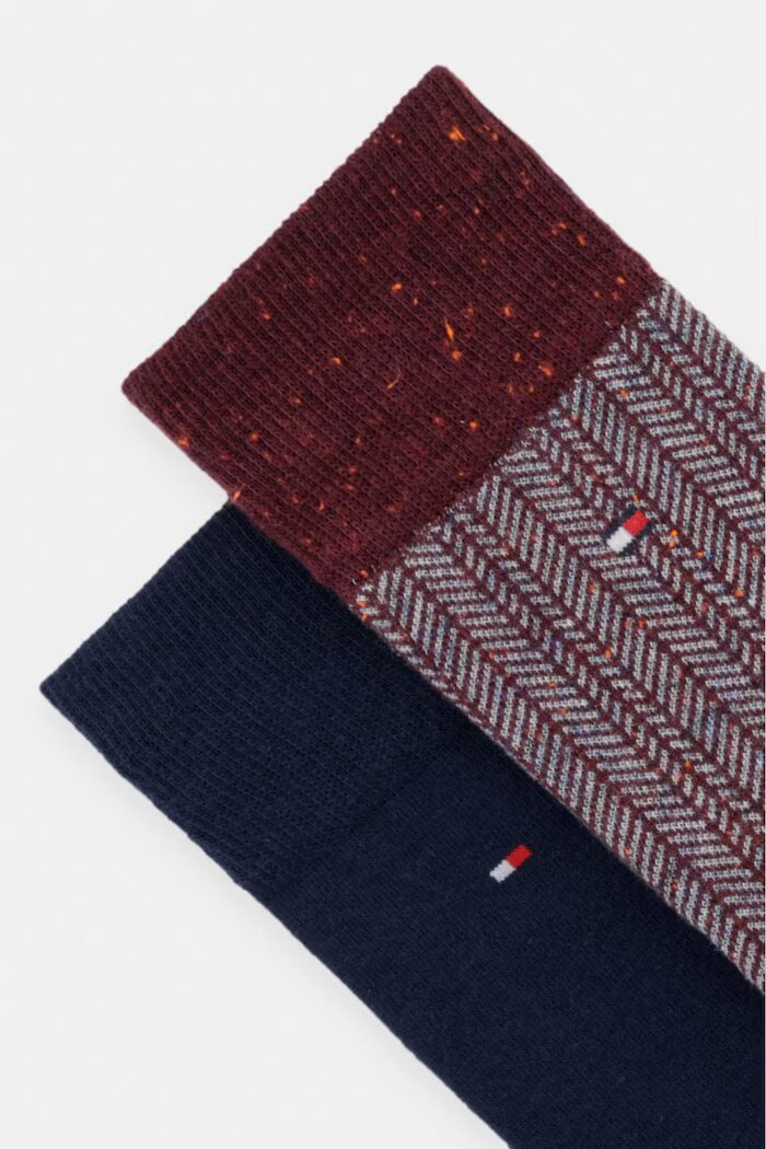 Tommy Hilfiger чорапи мъжки 2 броя бордо 701241824