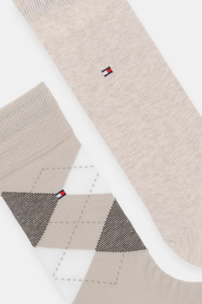 Tommy Hilfiger чорапи мъжки с памук 2 броя бежови 100001495