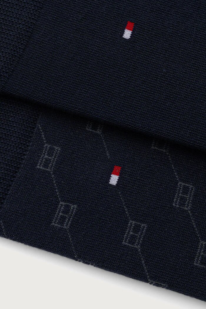 Tommy Hilfiger чорапи мъжки с памук 2 броя тъмносини 701241991
