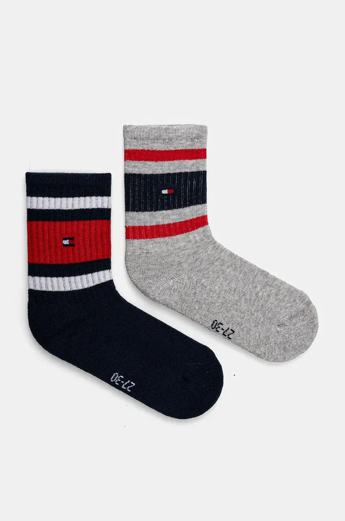 Tommy Hilfiger чорапи за деца 2 броя сиви 701229942