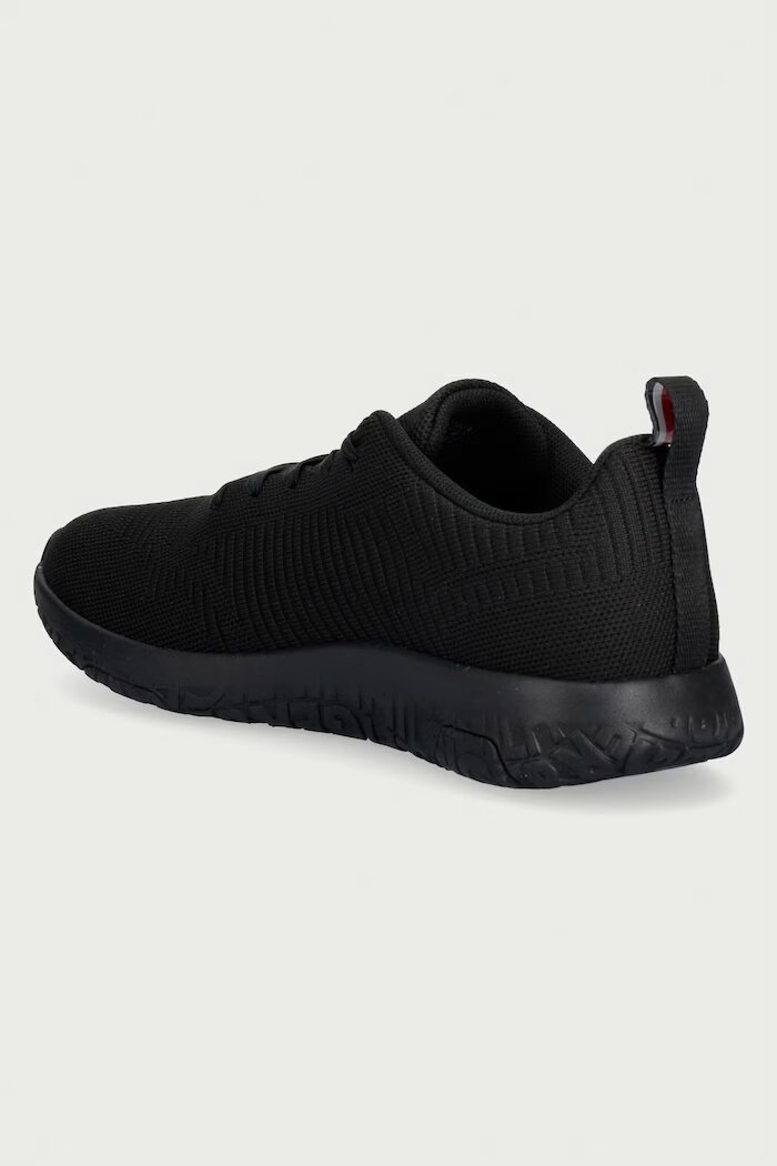 Tommy Hilfiger CORPORATE KNIT RIB RUNNER маратонки мъжки черни за бягане FM0FM02838