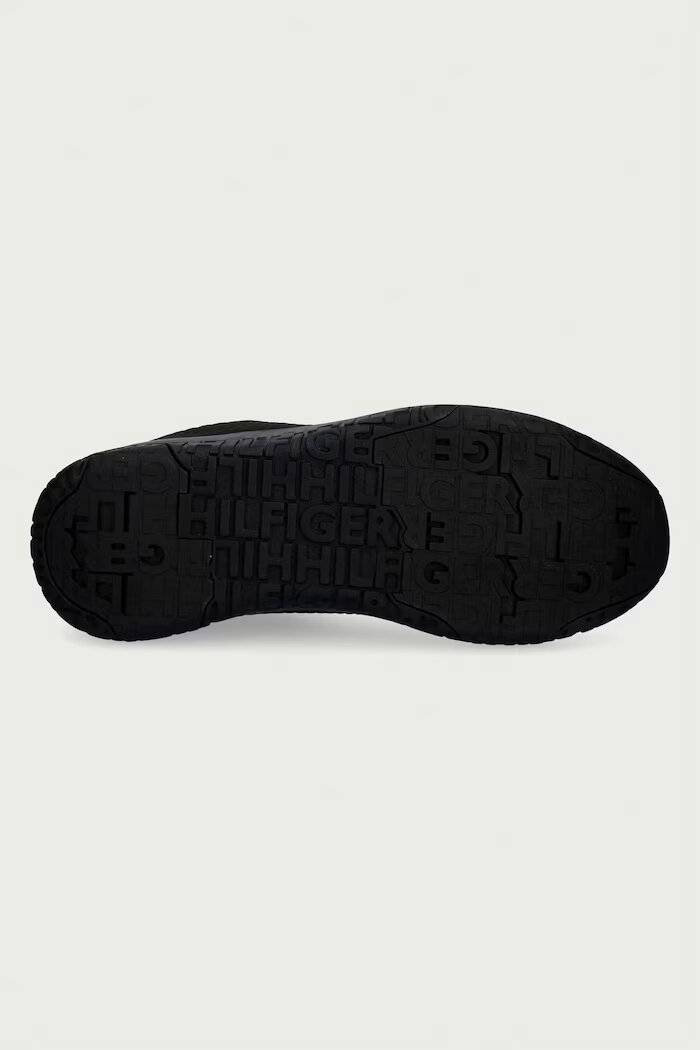 Tommy Hilfiger CORPORATE KNIT RIB RUNNER маратонки мъжки черни за бягане FM0FM02838