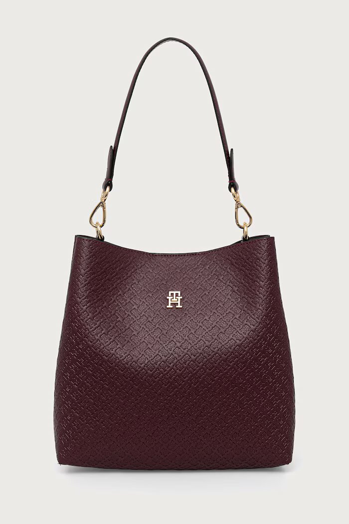 Tommy Hilfiger дамски от имитация на кожа бордо AW0AW19000