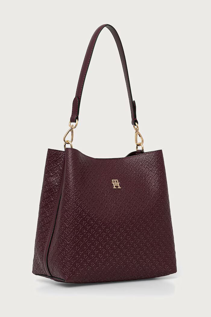 Tommy Hilfiger дамски от имитация на кожа бордо AW0AW19000
