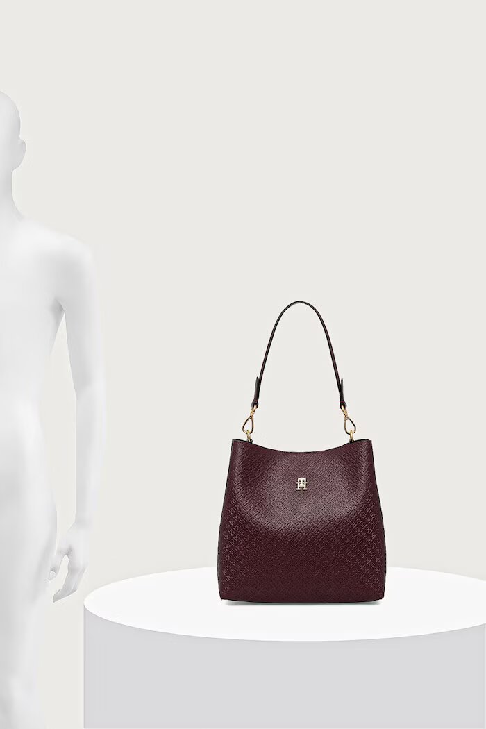 Tommy Hilfiger дамски от имитация на кожа бордо AW0AW19000