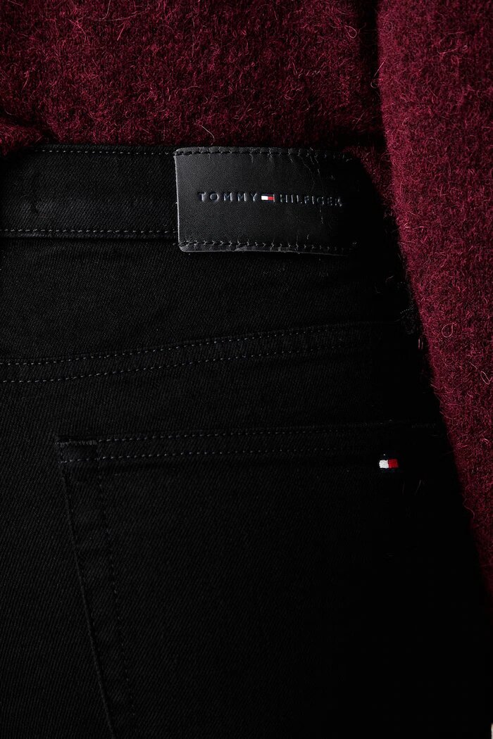 Tommy Hilfiger дънки bootcut дамски черни WW0WW52890