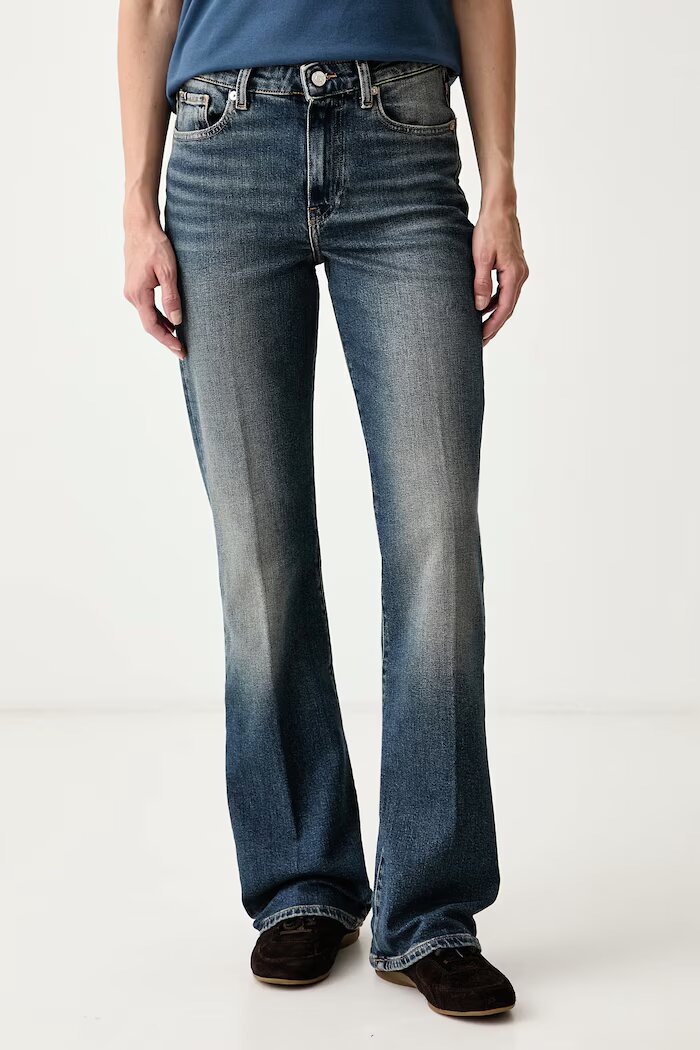 Tommy Hilfiger дънки bootcut дамски сини WW0WW52183