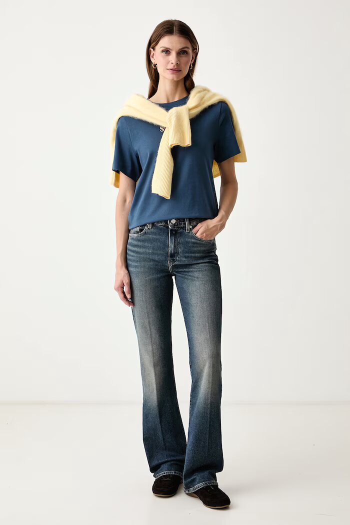 Tommy Hilfiger дънки bootcut дамски сини WW0WW52183