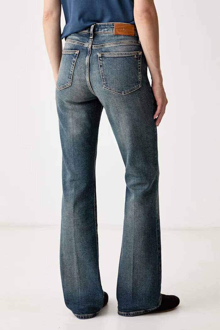 Tommy Hilfiger дънки bootcut дамски сини WW0WW52183