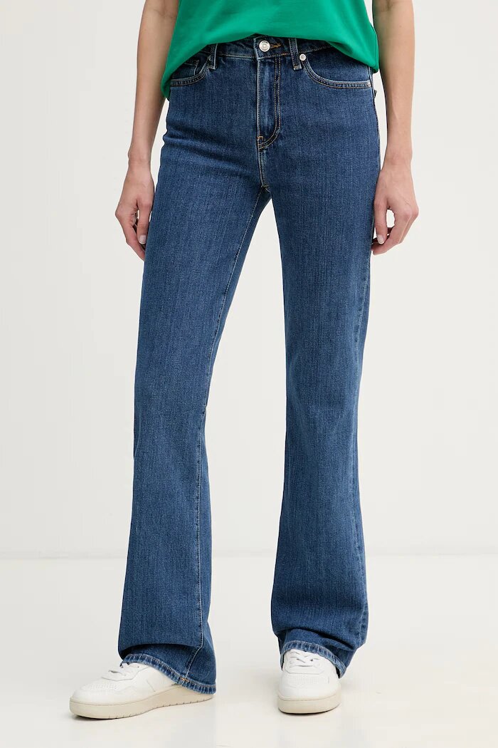 Tommy Hilfiger дънки bootcut дамски тъмносини WW0WW49956