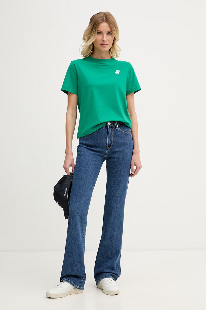 Tommy Hilfiger дънки bootcut дамски тъмносини WW0WW49956