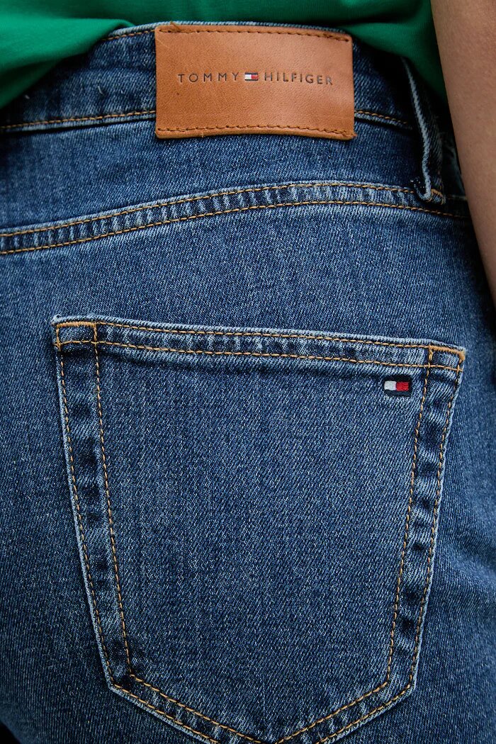 Tommy Hilfiger дънки bootcut дамски тъмносини WW0WW49956