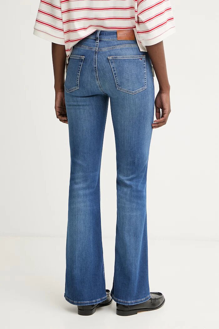Tommy Hilfiger дънки flare дамски сини WW0WW49952
