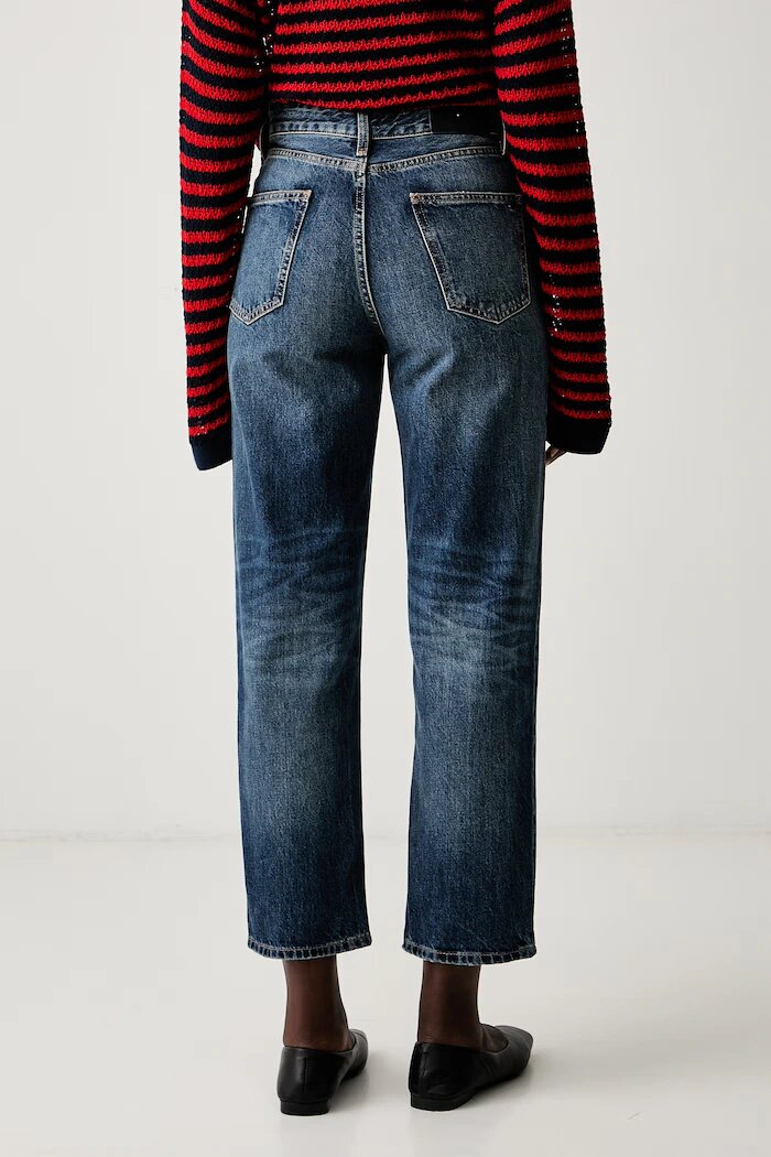 Tommy Hilfiger дънки regular дамски тъмносини WW0WW49960