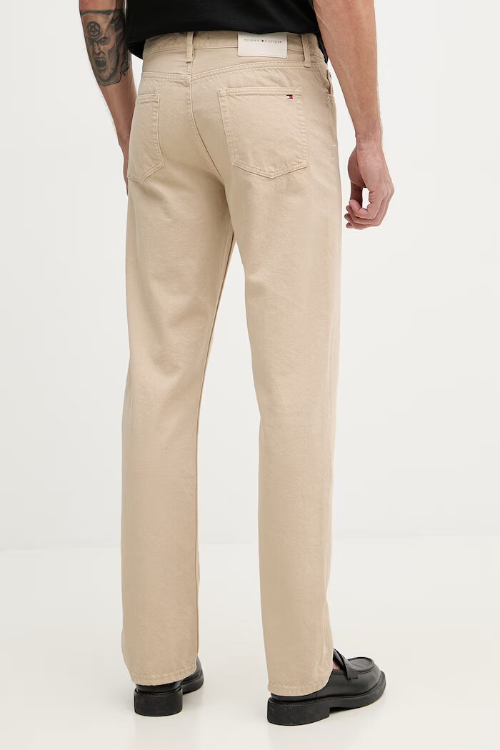 Tommy Hilfiger дънки regular мъжки бежови MW0MW42323