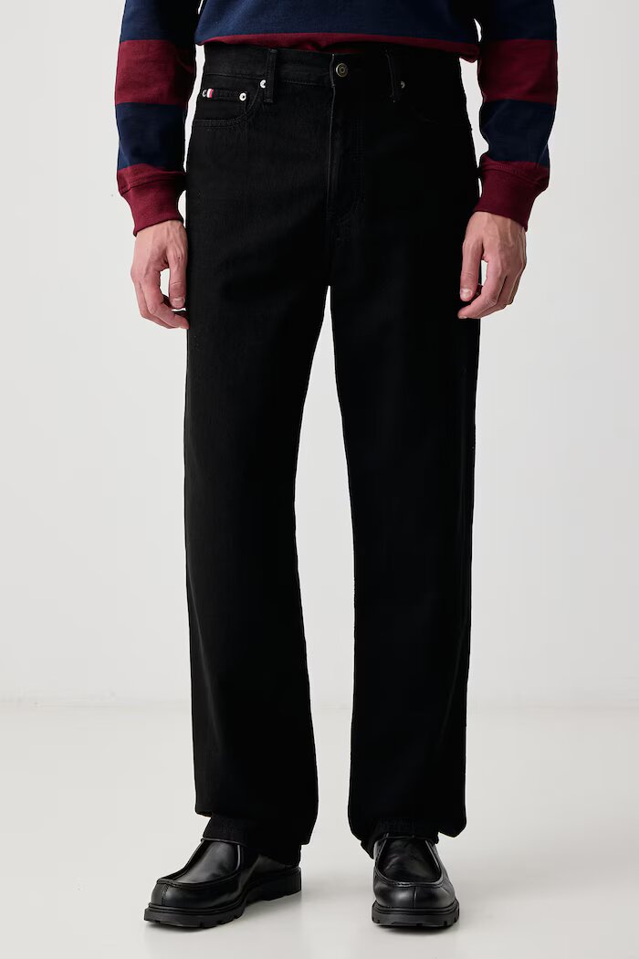 Tommy Hilfiger дънки relaxed fit мъжки черни MW0MW44895