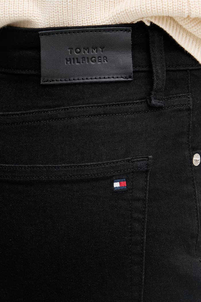 Tommy Hilfiger дънки skinny дамски черни WW0WW50626