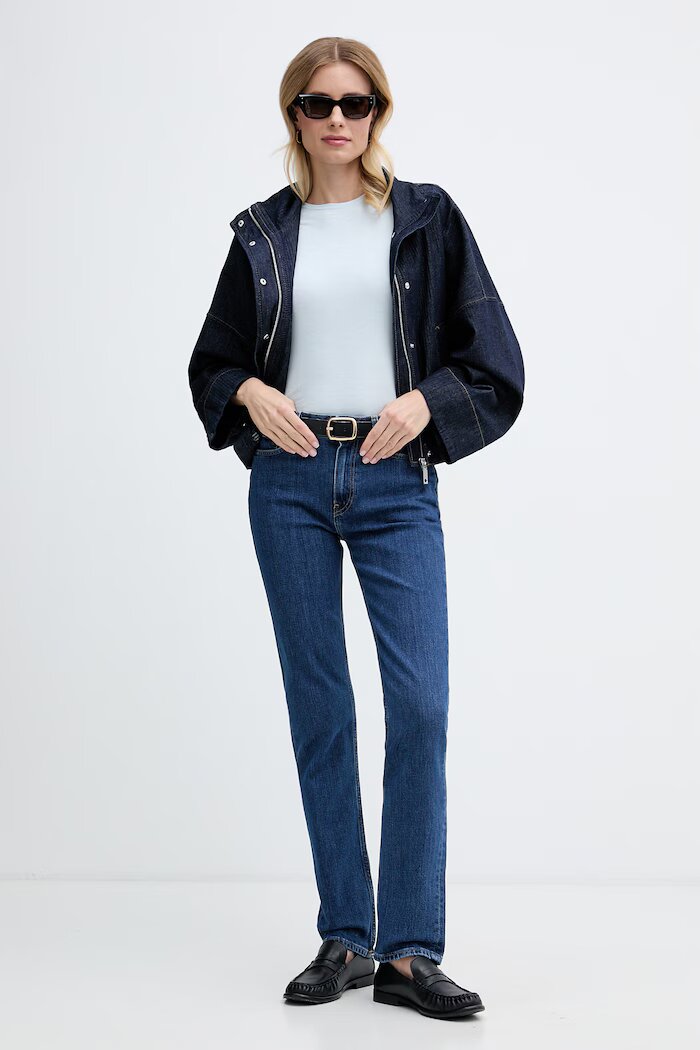 Tommy Hilfiger дънки slim fit дамски тъмносини WW0WW49957