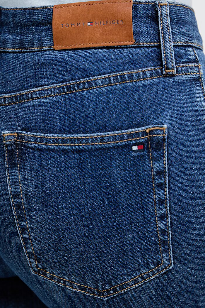 Tommy Hilfiger дънки slim fit дамски тъмносини WW0WW49957