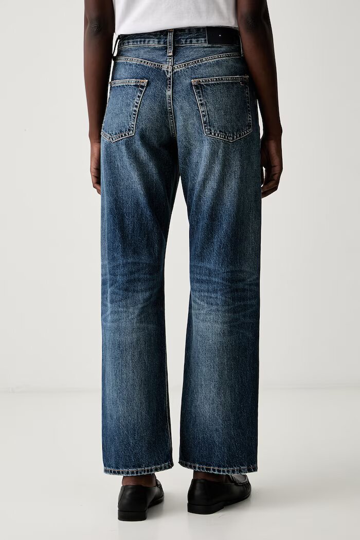Tommy Hilfiger дънки straight дамски тъмносини WW0WW50963