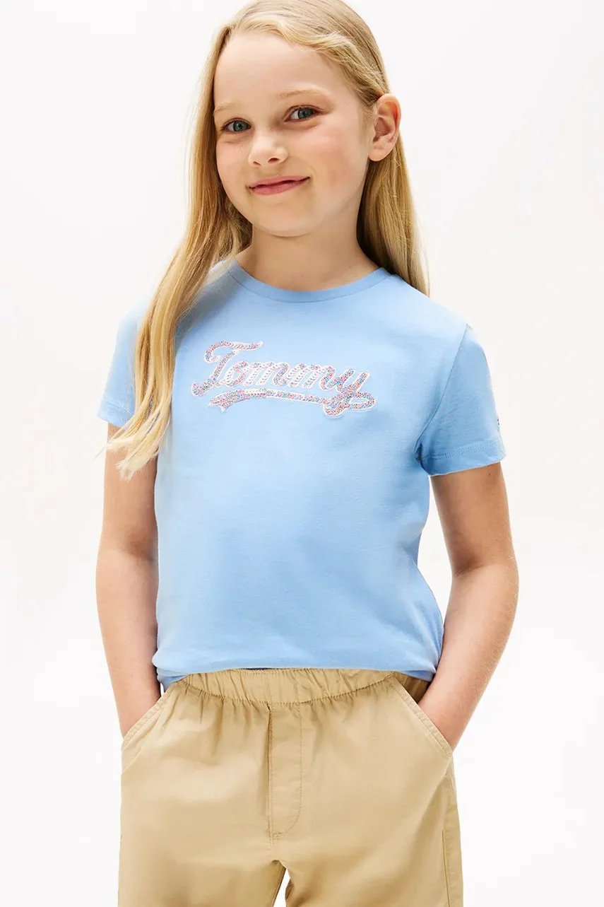 Tommy Hilfiger Детска памучна тениска