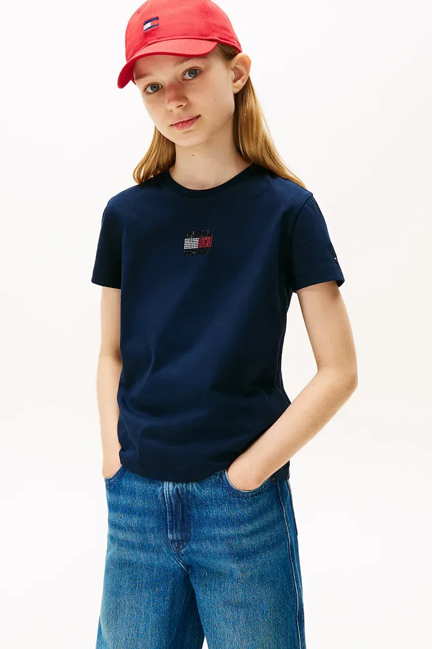 Tommy Hilfiger Детска памучна тениска