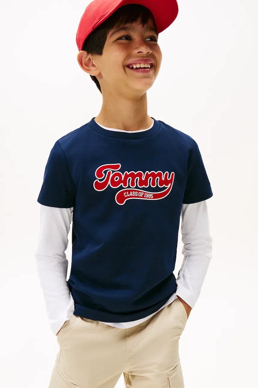 Tommy Hilfiger Детска памучна тениска