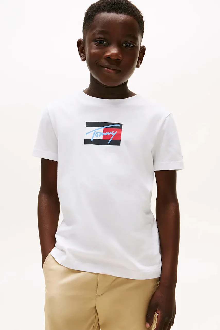 Tommy Hilfiger Детска памучна тениска