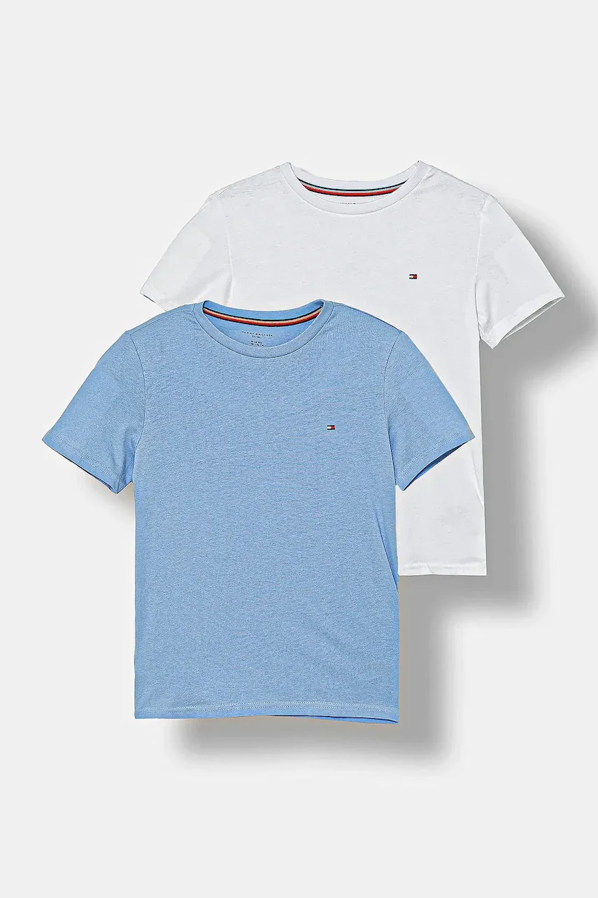 Tommy Hilfiger Детска памучна тениска (2 броя)