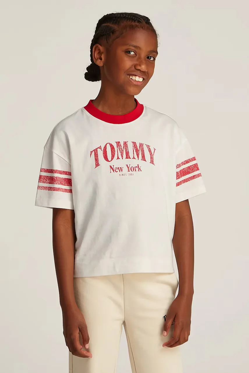 Tommy Hilfiger Детска памучна тениска