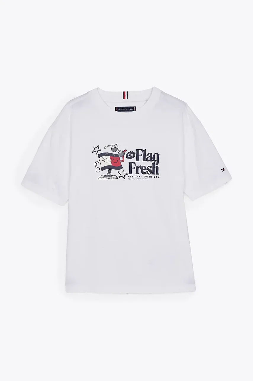 Tommy Hilfiger Детска памучна тениска