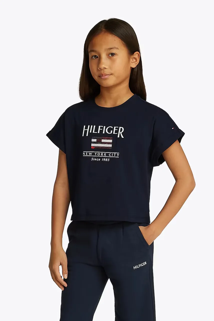 Tommy Hilfiger Детска памучна тениска