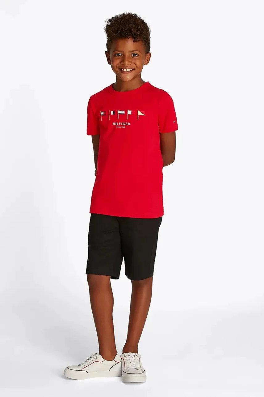 Tommy Hilfiger Детска памучна тениска