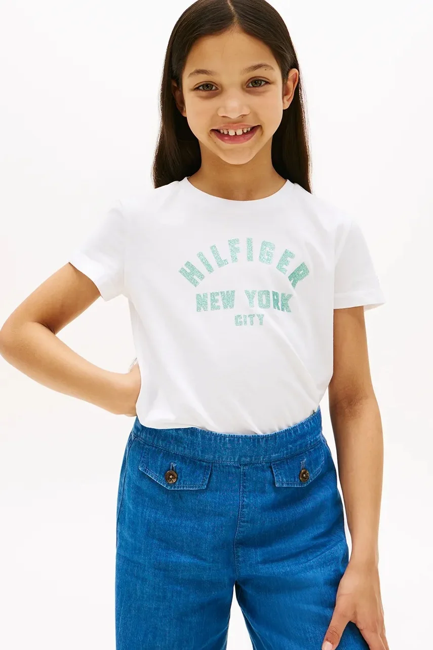 Tommy Hilfiger Детска памучна тениска