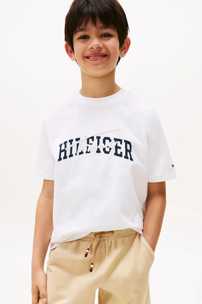 Tommy Hilfiger Детска памучна тениска