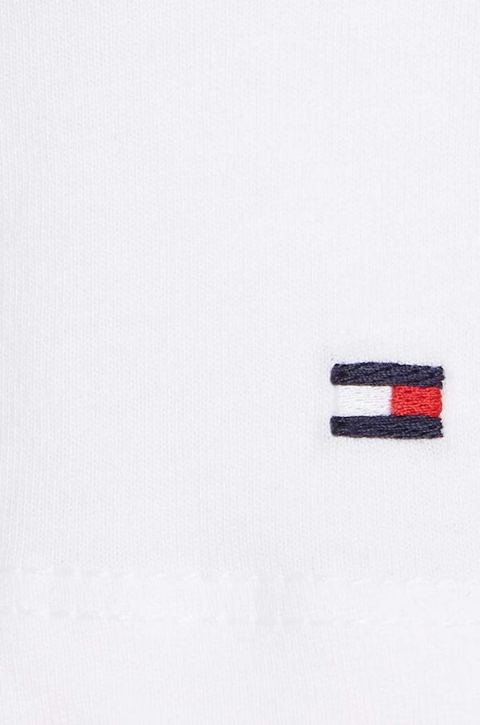 Tommy Hilfiger Детска памучна тениска в бяло с принт KS0KS00210
