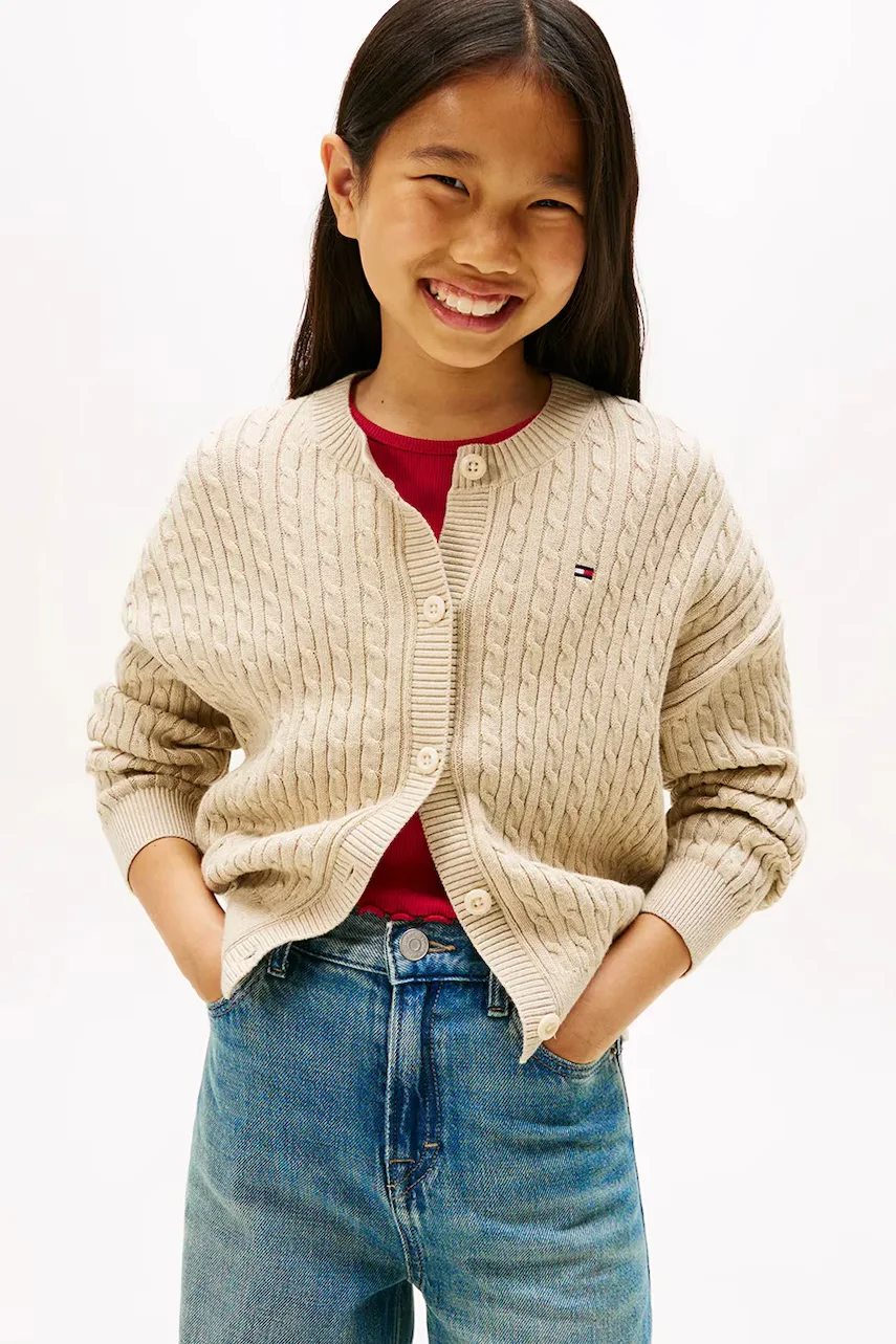 Tommy Hilfiger Детска памучна жилетка