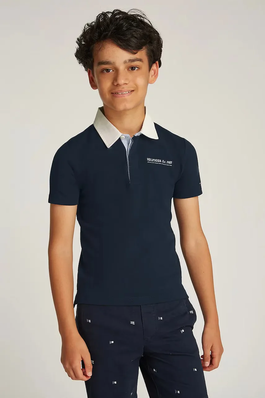 Tommy Hilfiger Детска тениска с яка