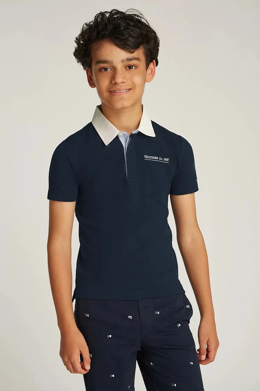 Tommy Hilfiger Детска тениска с яка