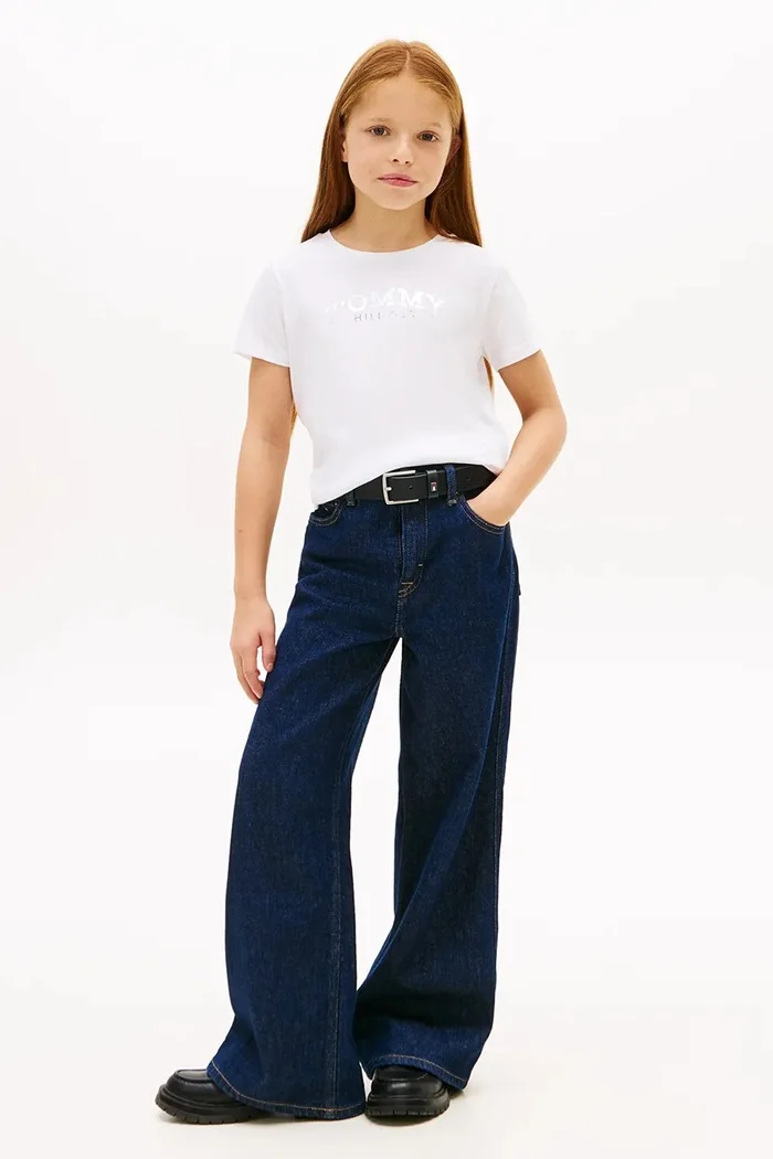 Tommy Hilfiger Детска тениска в бяло KG0KG08974