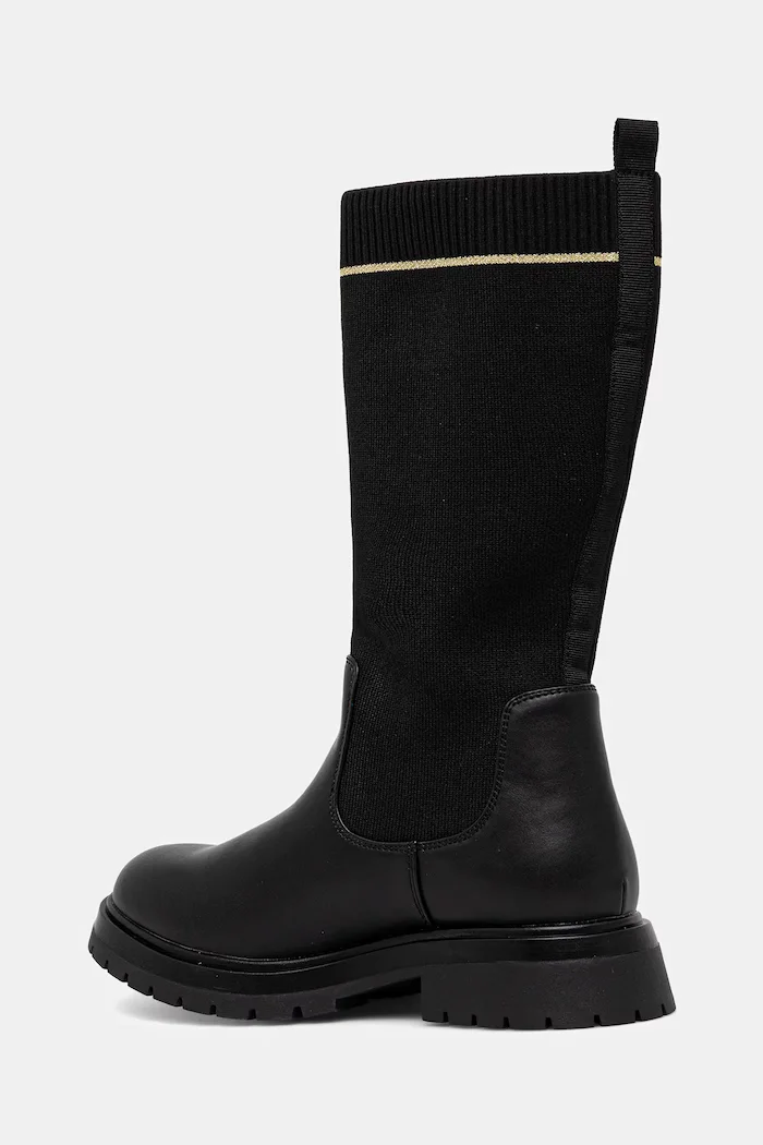 Tommy Hilfiger Детски челси боти в черно T3A6-34020