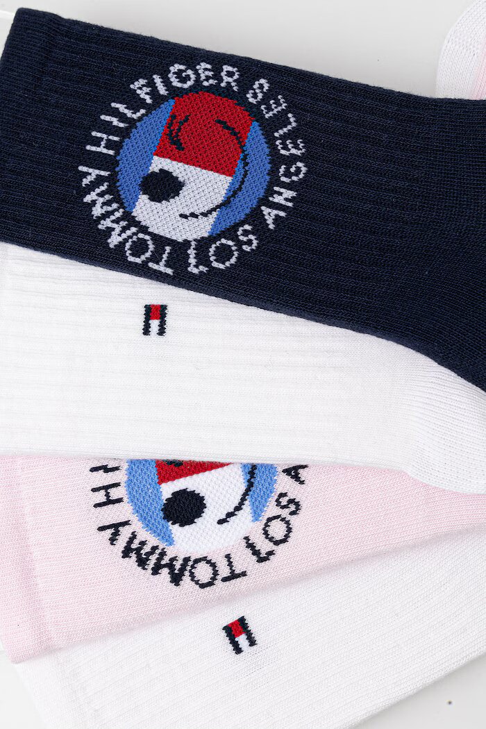 Tommy Hilfiger Детски чорапи (4 чифта) в розово 701241399
