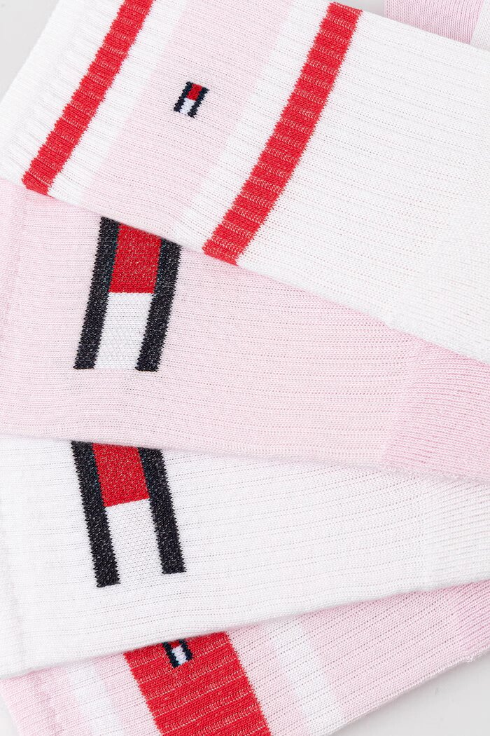Tommy Hilfiger Детски чорапи (4 чифта) в розово 701241414