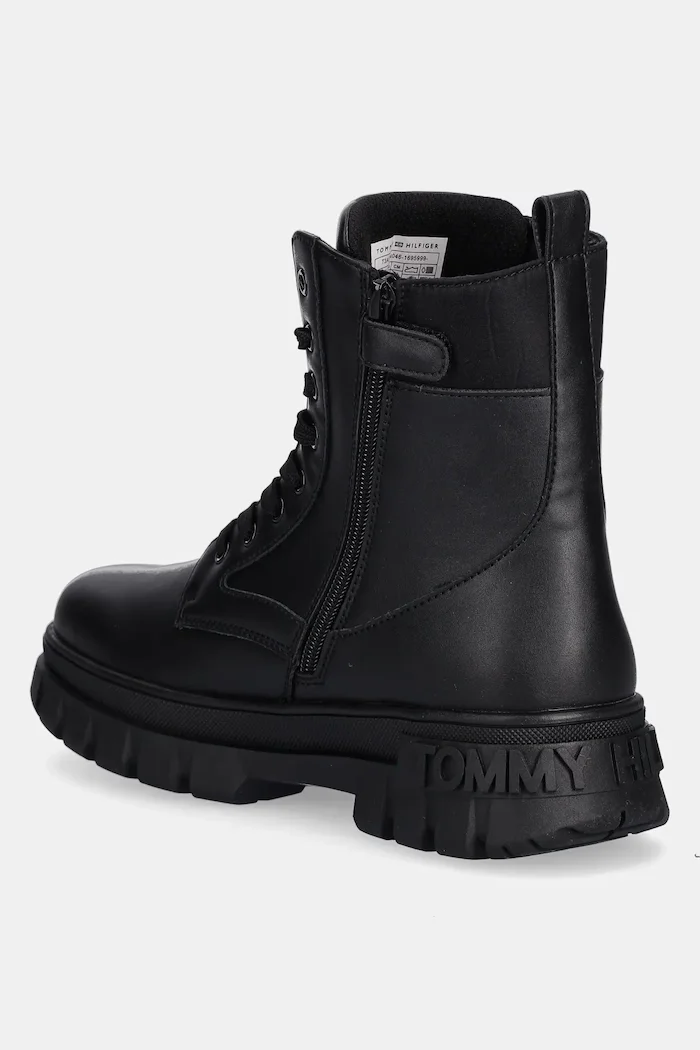 Tommy Hilfiger Детски кубинки в черно T3A5-34046