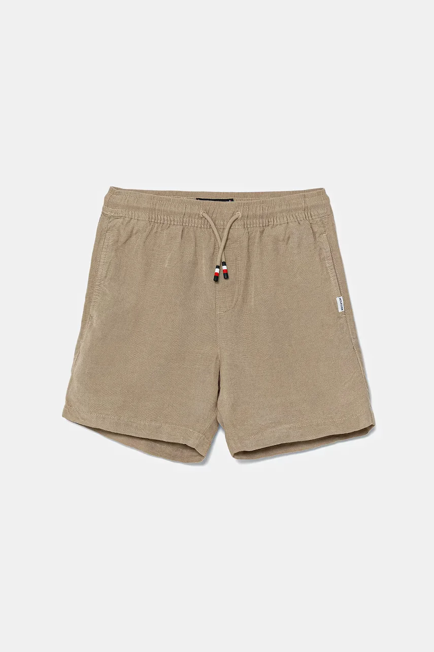 Tommy Hilfiger Детски ленен къс панталон