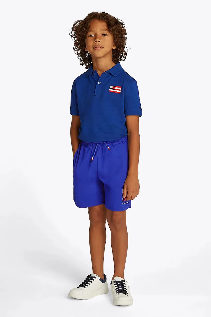 Tommy Hilfiger Детски памучен къс панталон
