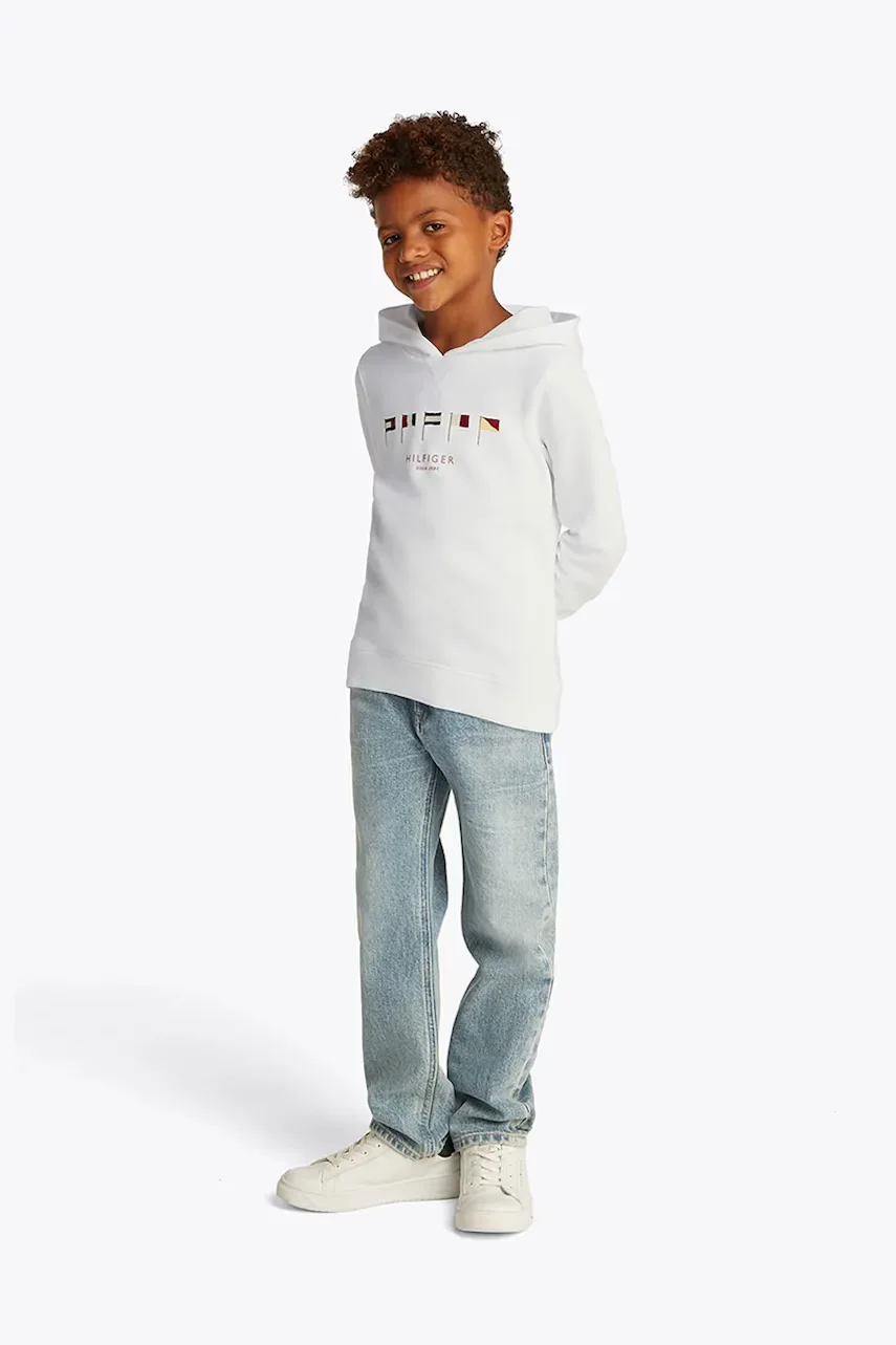 Tommy Hilfiger Детски памучен суичър