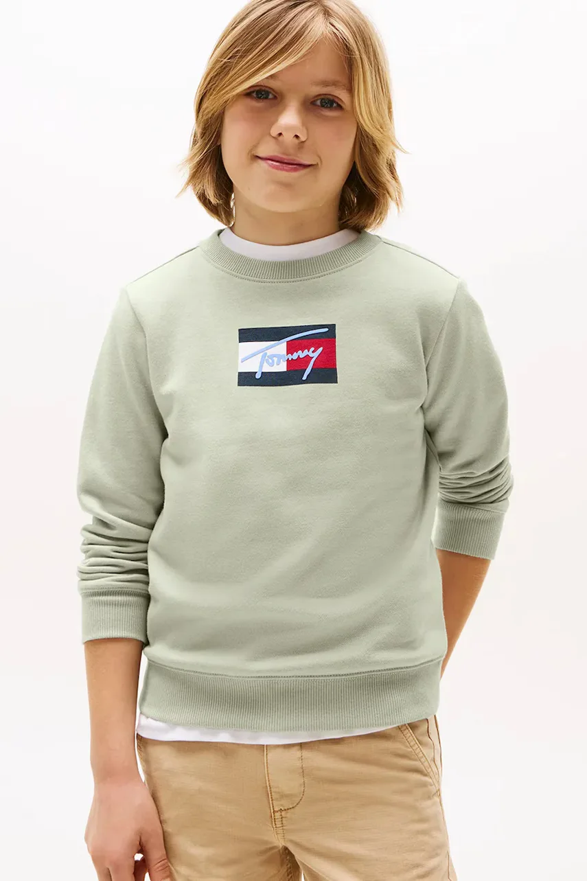 Tommy Hilfiger Детски памучен суичър