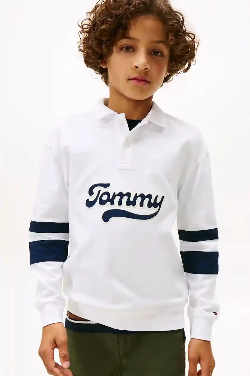 Tommy Hilfiger Детски памучен суичър