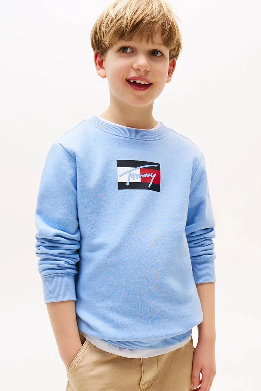 Tommy Hilfiger Детски памучен суичър